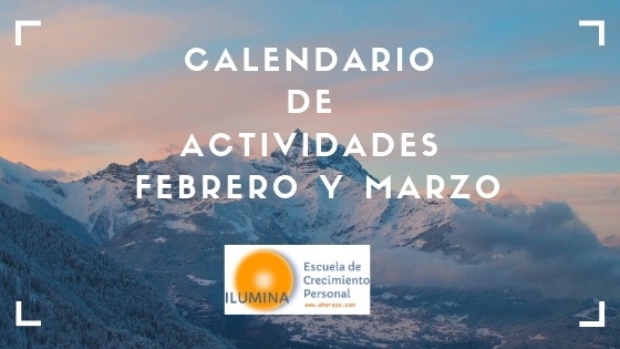 Calendario de actividades Febrero y Marzo